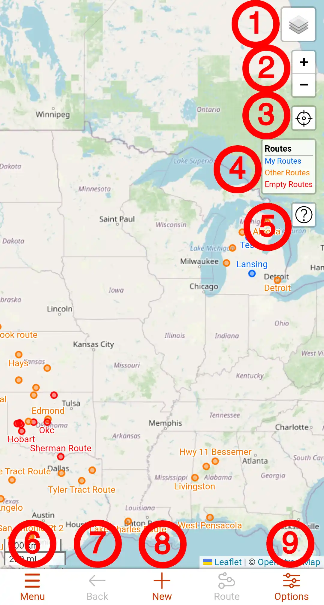 Image of the Main Screen