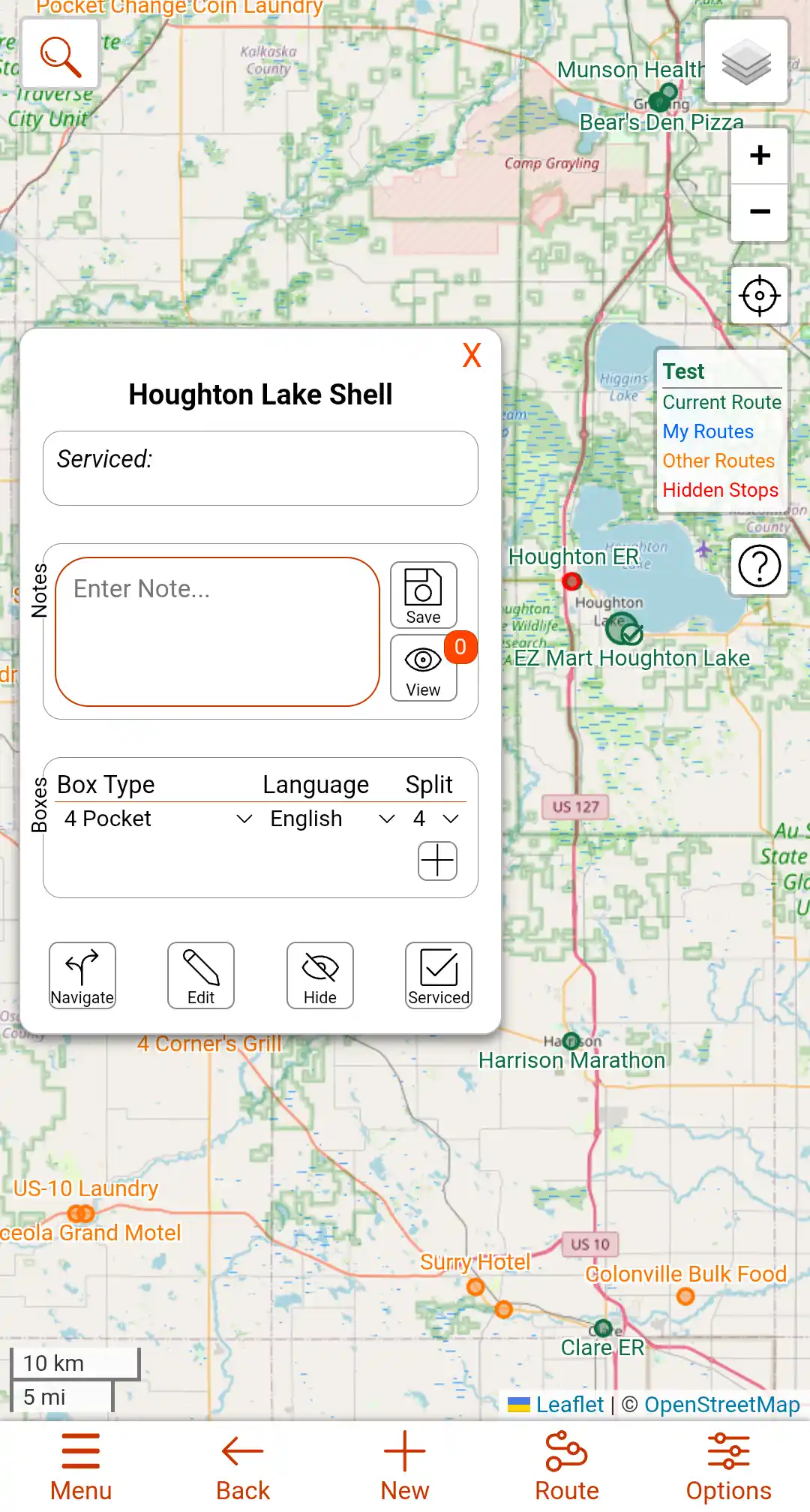 Image of the Stop Dialog